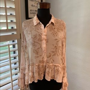 LAUREN CONRAD Boho Blouse
